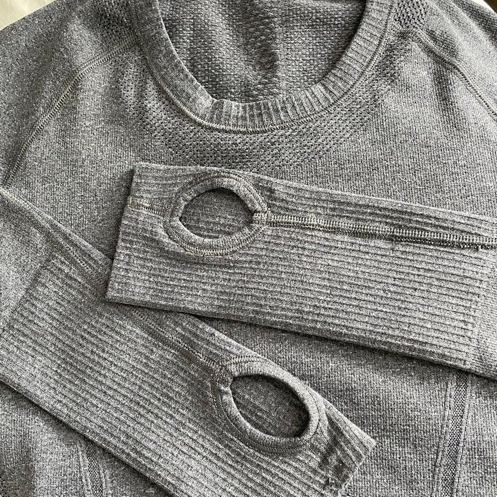 Lululemon Swiftly Tech Long Sleeve Shirt. Size 6 - Picture 6 of 10
